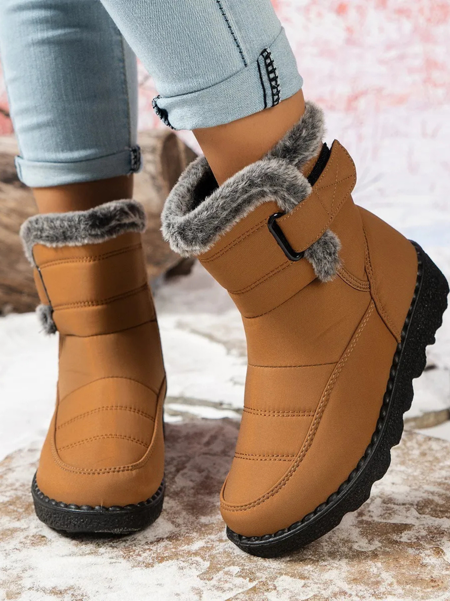 Damen Winterstiefel Mittelschaft Wasserdicht