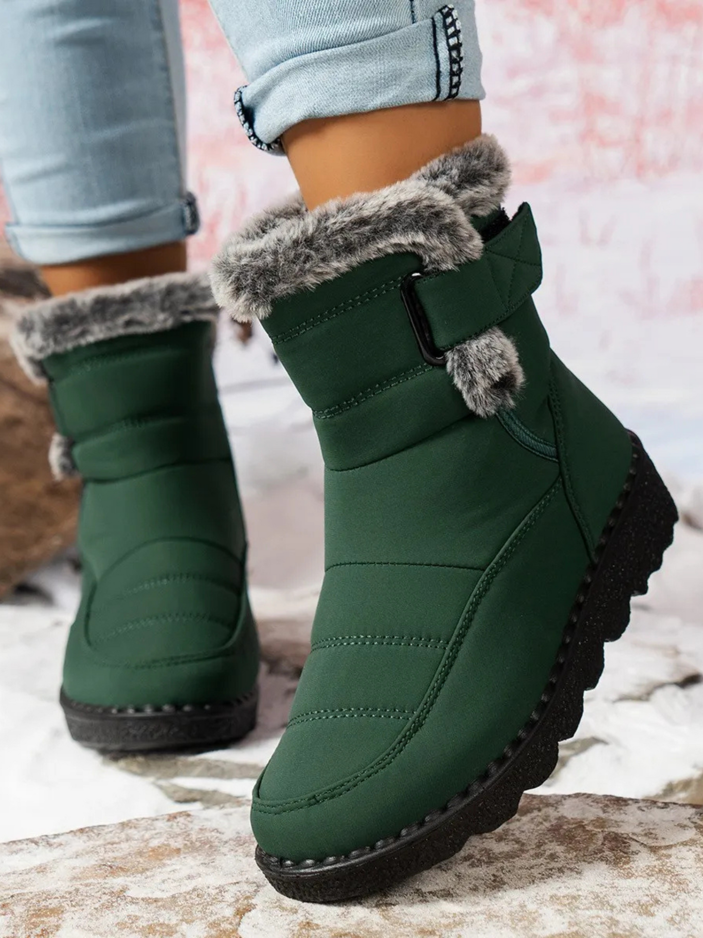 Damen Winterstiefel Wasserdicht Mittelhoch - Norvielle