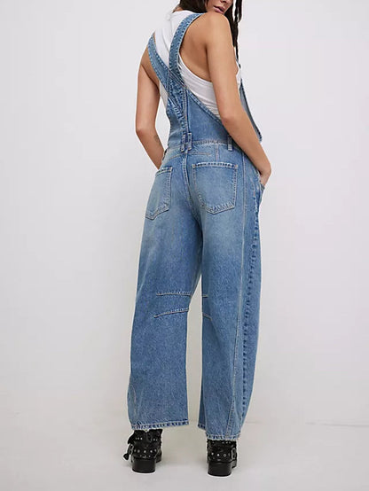 Damen Latzhose Denim