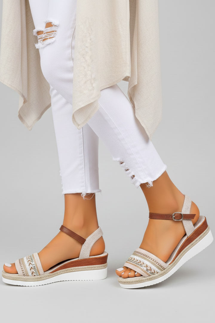 Damen Abendsandalen RiemchenSchuhe Elegant Hochglanz