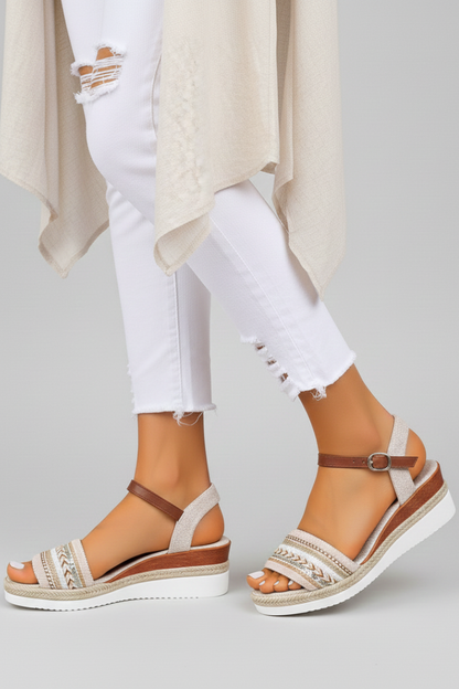Damen Abendsandalen RiemchenSchuhe Elegant Hochglanz