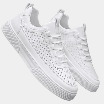 Weiße Herren Slip-On Sneakers Leicht Sommer - Norvielle