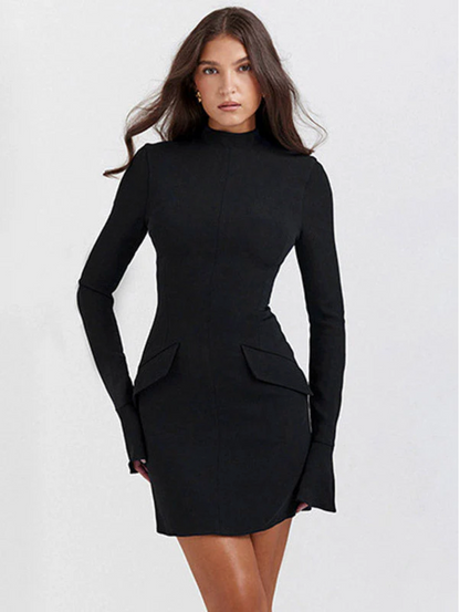 Damenkleid Mit Kragen