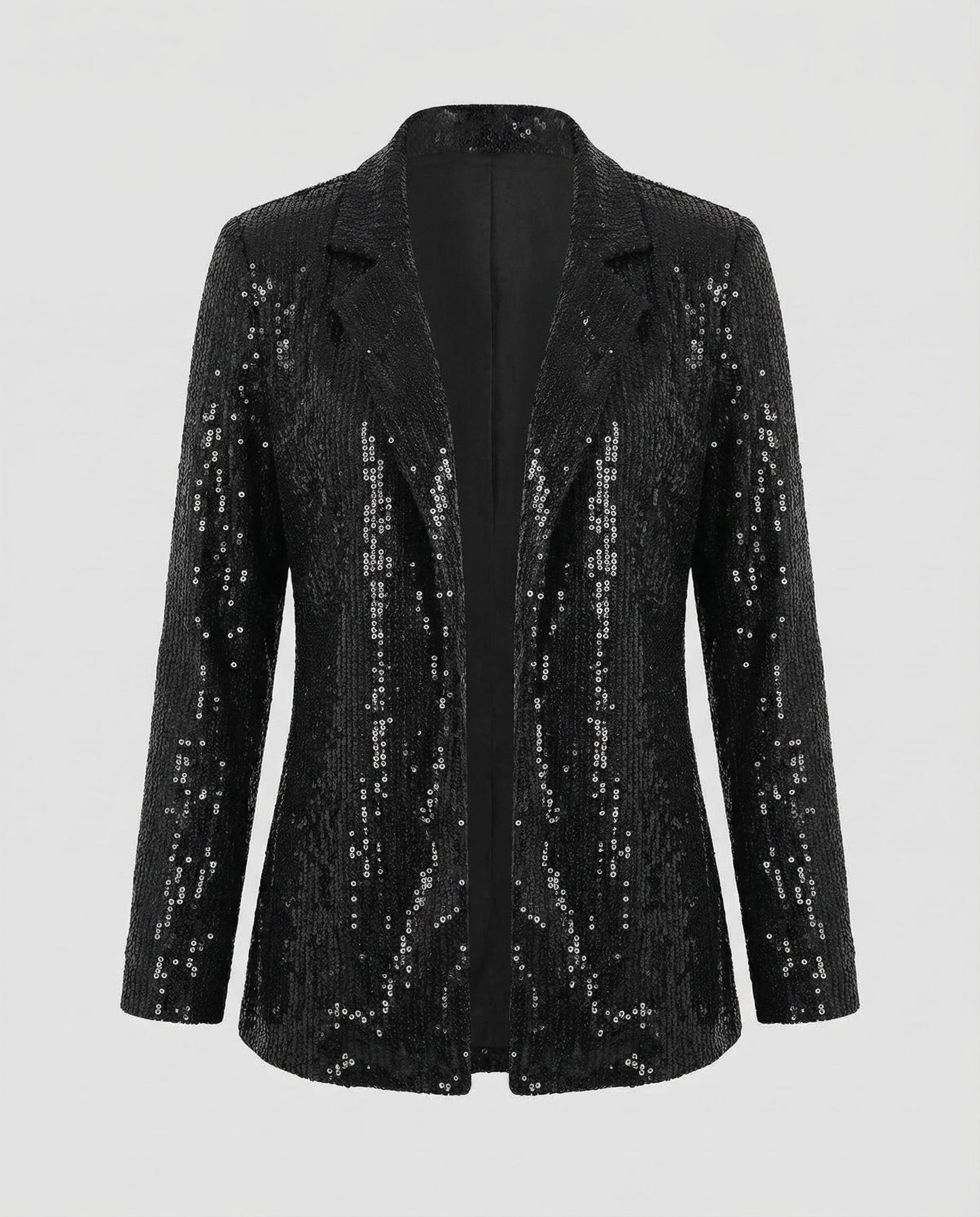 Damen Pailletten Blazer Elegantes Design