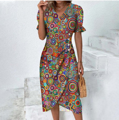 Norvielle Damenkleid Mit Knöpfen