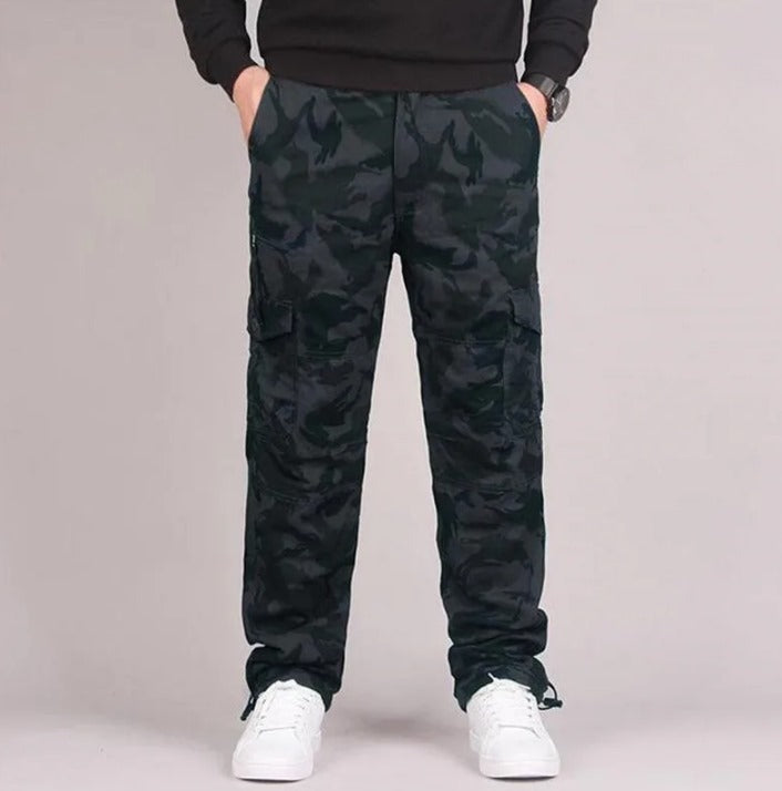 Herren Cargohose Gerade Passform Funktionale Taschen