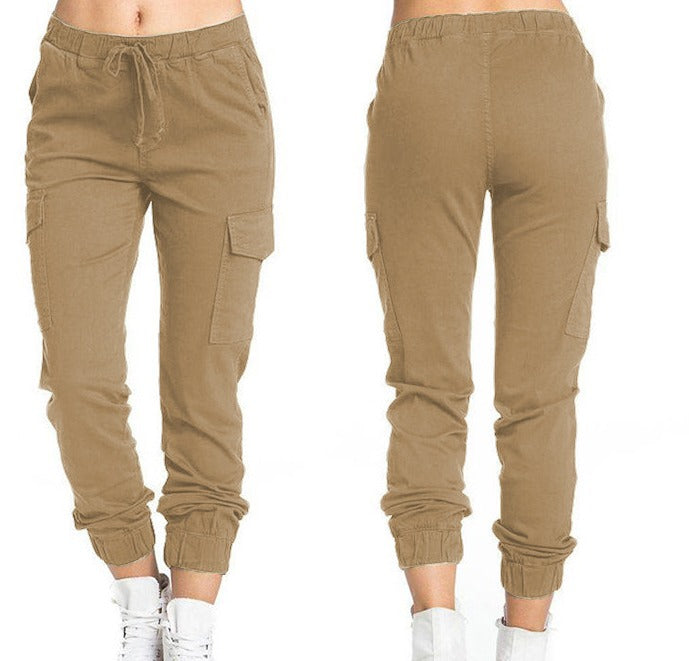 Damenhose High-Waist Cargohose Moderner Schnitt