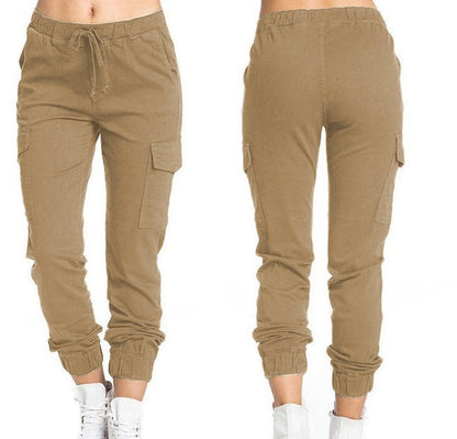 Damenhose High-Waist Cargohose Moderner Schnitt