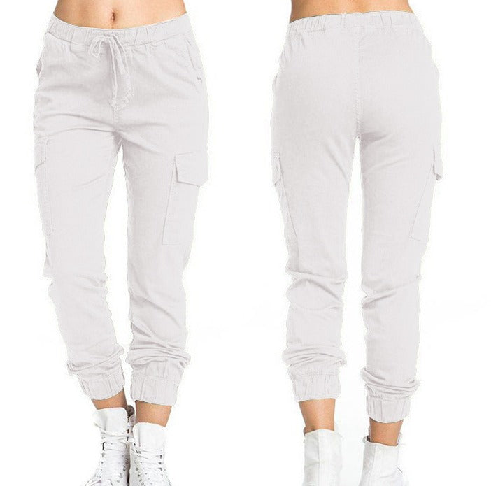 Damenhose High-Waist Cargohose Moderner Schnitt