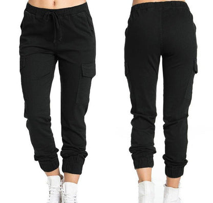 Damenhose High-Waist Cargohose Moderner Schnitt