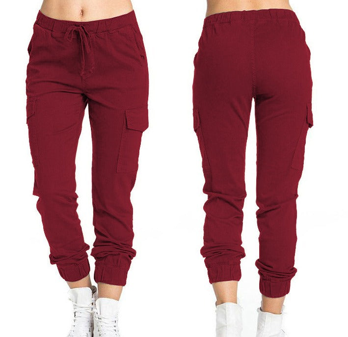 Damenhose High-Waist Cargohose Moderner Schnitt