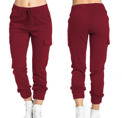 Damenhose High-Waist Cargohose Moderner Schnitt