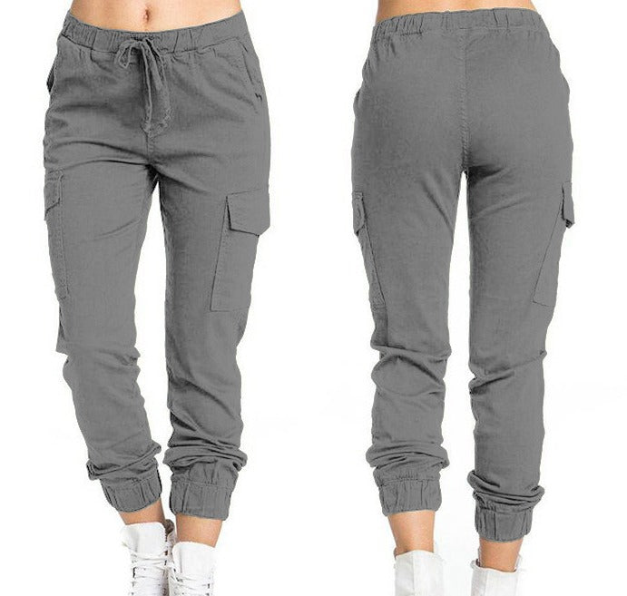 Damenhose High-Waist Cargohose Moderner Schnitt