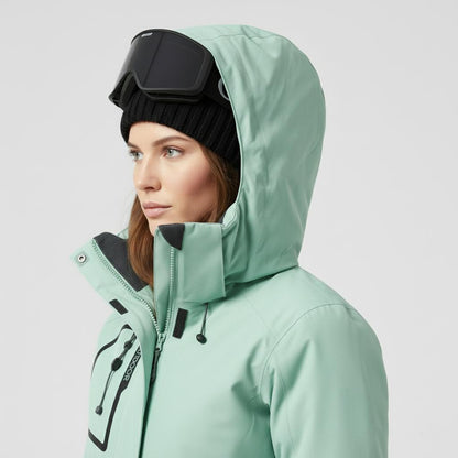 Damen Skijacke mit Kapuze und Hose