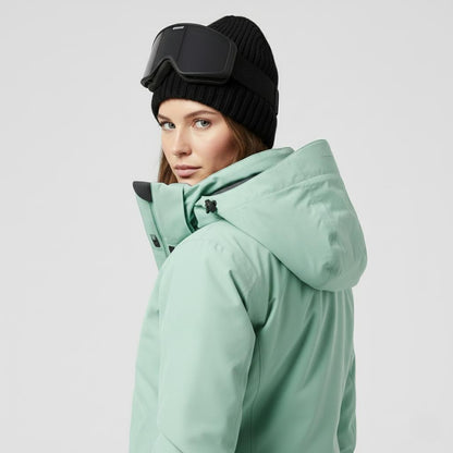 Damen Skijacke mit Kapuze und Hose