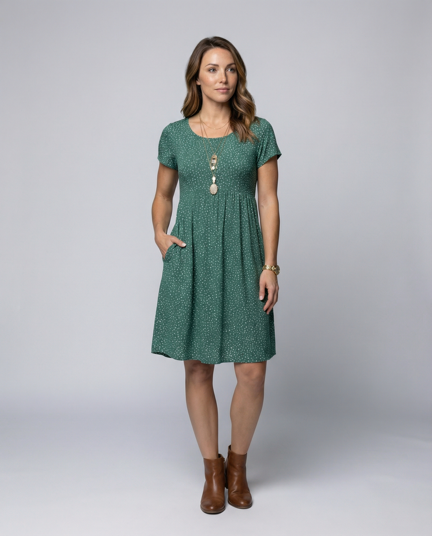 Damen Blumenkleid Sommerlich Leicht - Norvielle