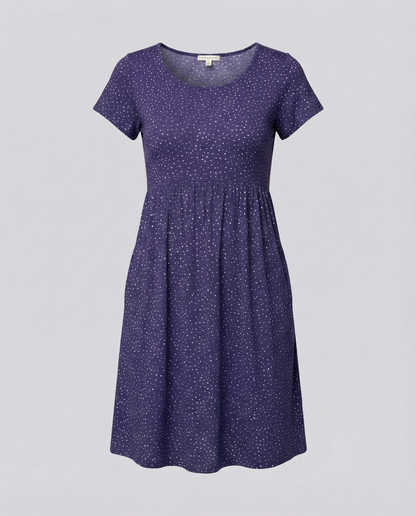 Damen Blumenkleid Sommerlich Leicht