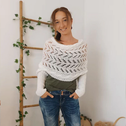 Norvielle Damen Strickschal Bequem