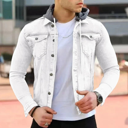 Norvielle Herren Denim-Hoodie