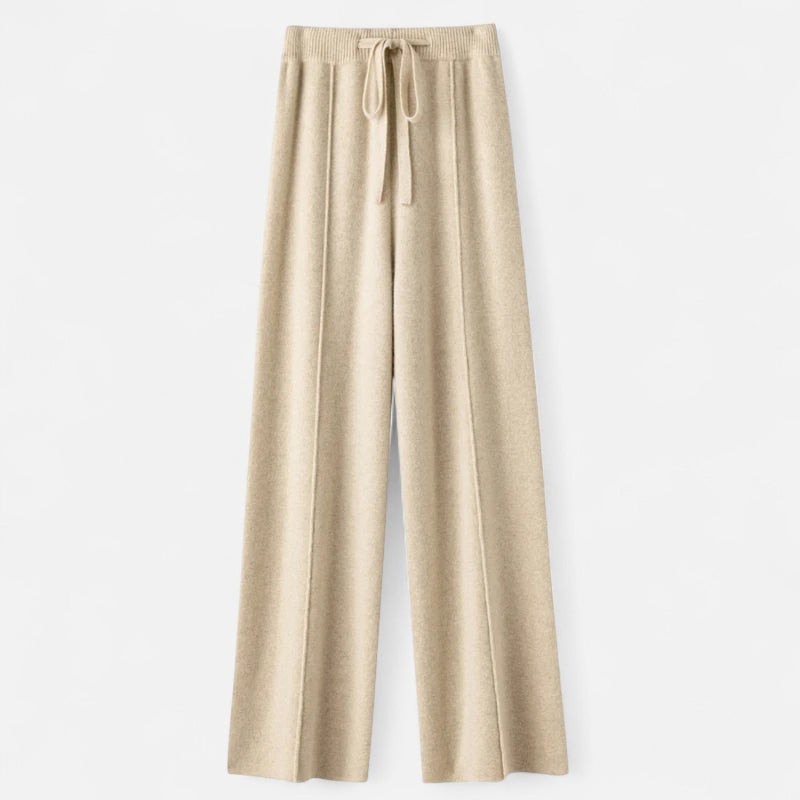 Damen Strickhose Weite Passform Herbst-Winter