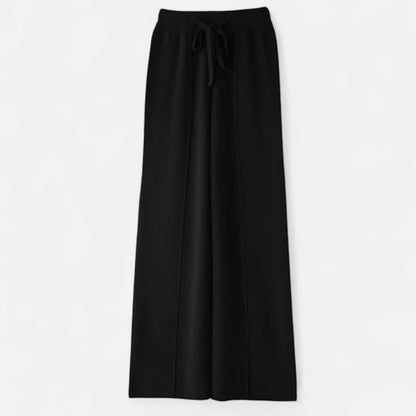 Damen Strickhose Weite Passform Herbst-Winter