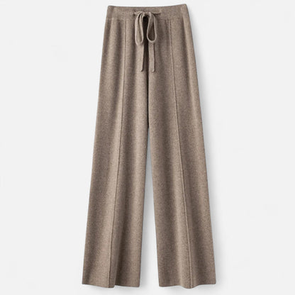 Damen Strickhose Weite Passform Herbst-Winter