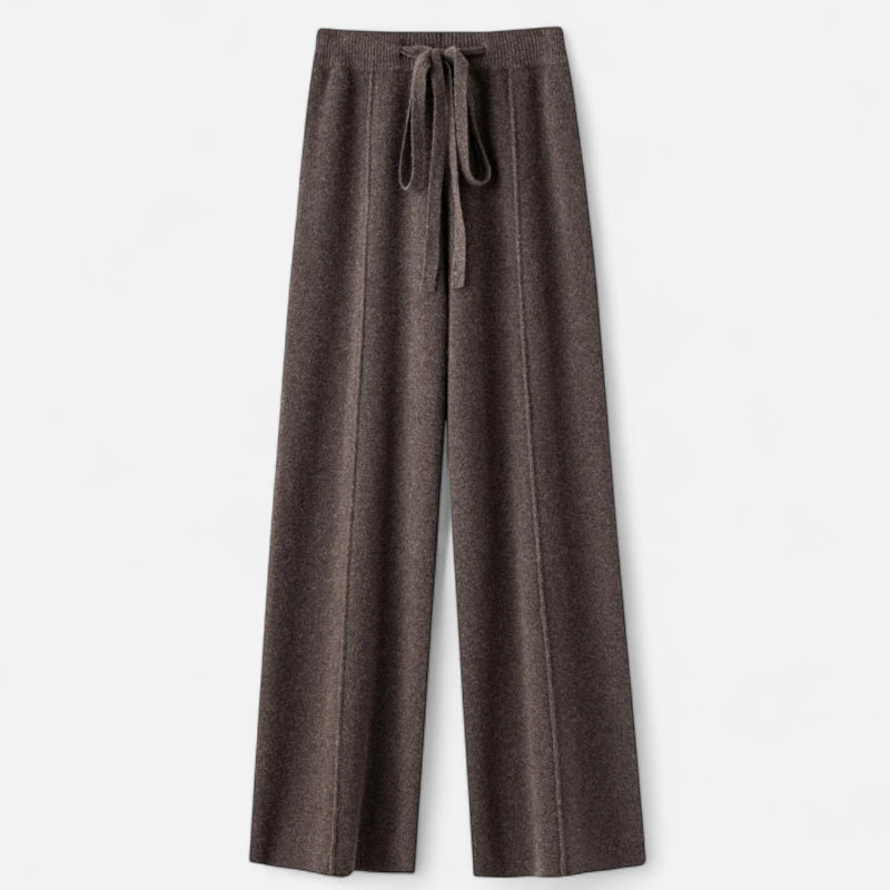 Damen Strickhose Weite Passform Herbst-Winter