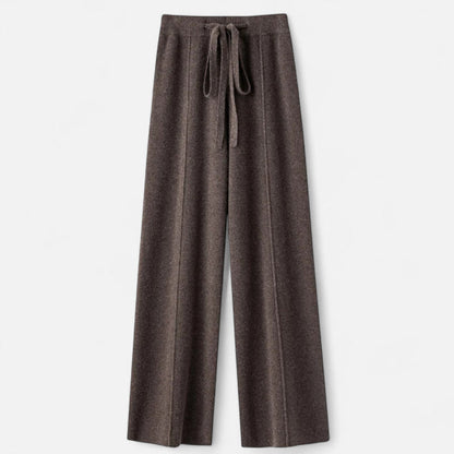 Damen Strickhose Weite Passform Herbst-Winter