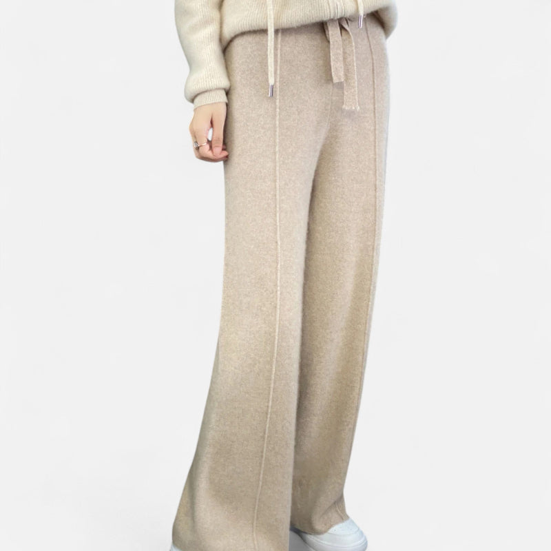 Damen Strickhose Weite Passform Herbst-Winter - Norvielle