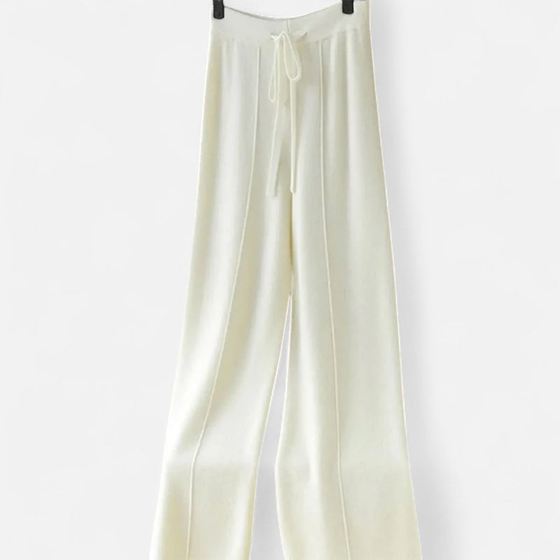 Damen Strickhose Weite Passform für Herbst Winter