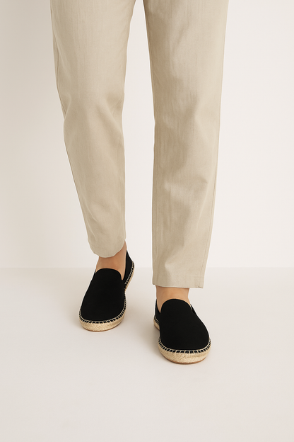 Herren Wildleder Loafers Bequem Slip-On Braun - Norvielle