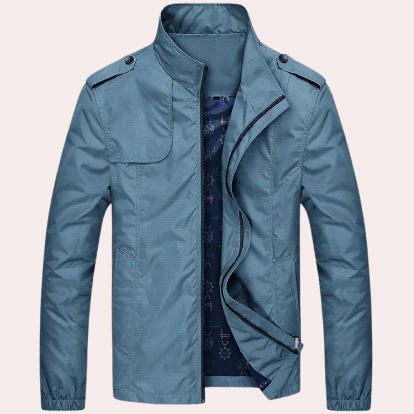 Herren Winddichte Kurzjacke Reißverschluss Trenchjacke - Norvielle