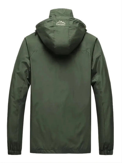 Herren Wanderjacke Winddicht Wasserdicht Outdoorjacke