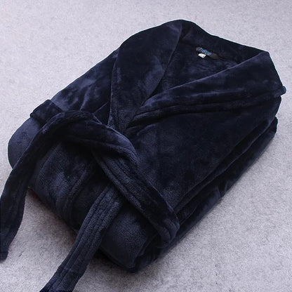 Weicher Unisex Bademantel Flauschig Fleece Warm - Norvielle