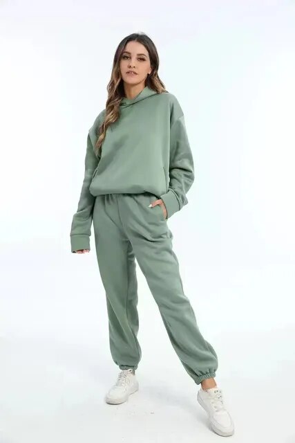 Damen Oversized Trainingsanzug Vintage Style - Norvielle
