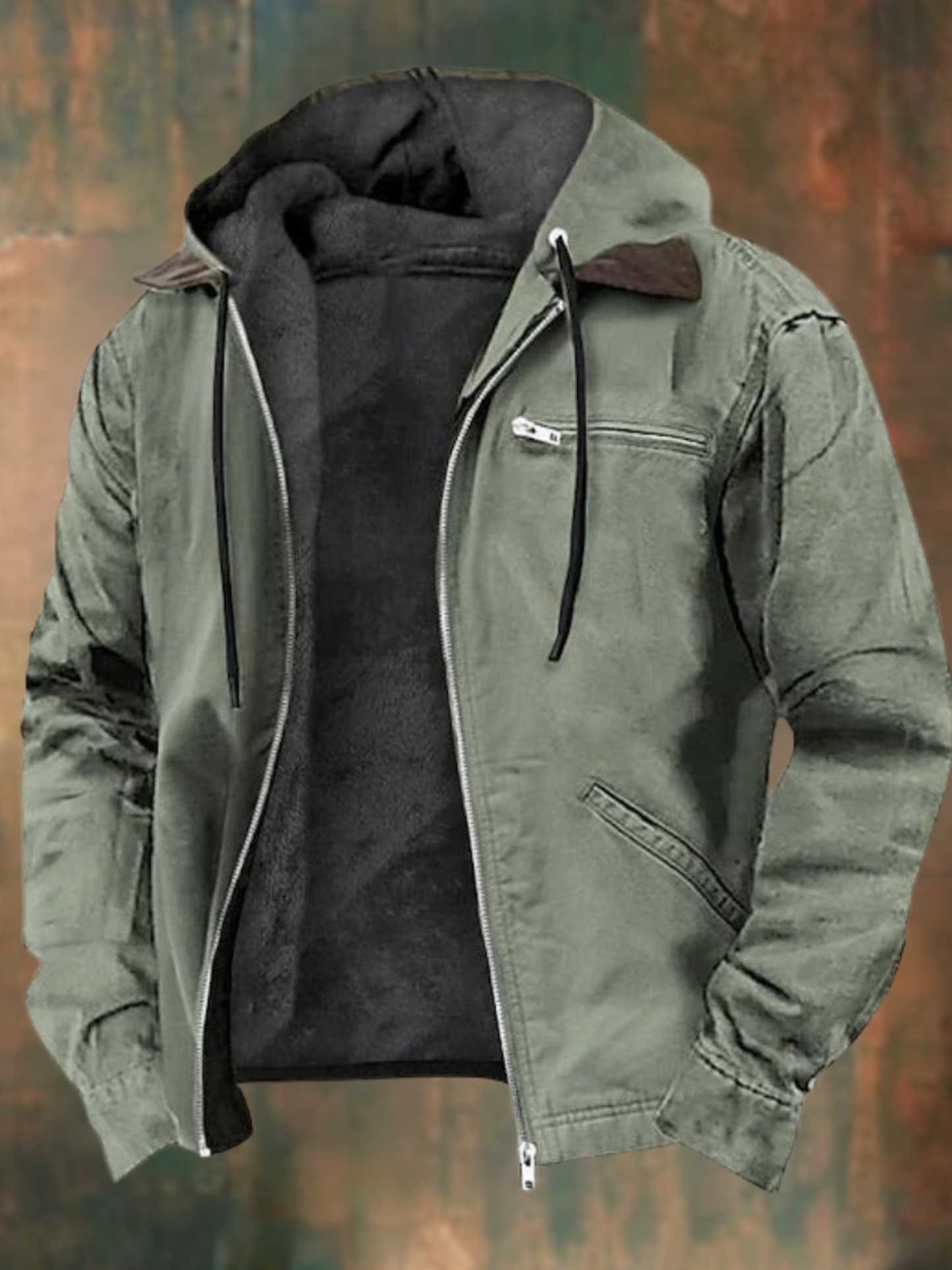 Herren Winterjacke Isoliert Bomberjacke