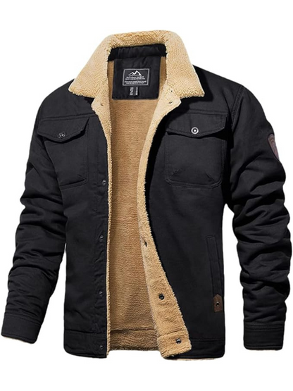 Herren Winterjacke Klassischer Schnitt