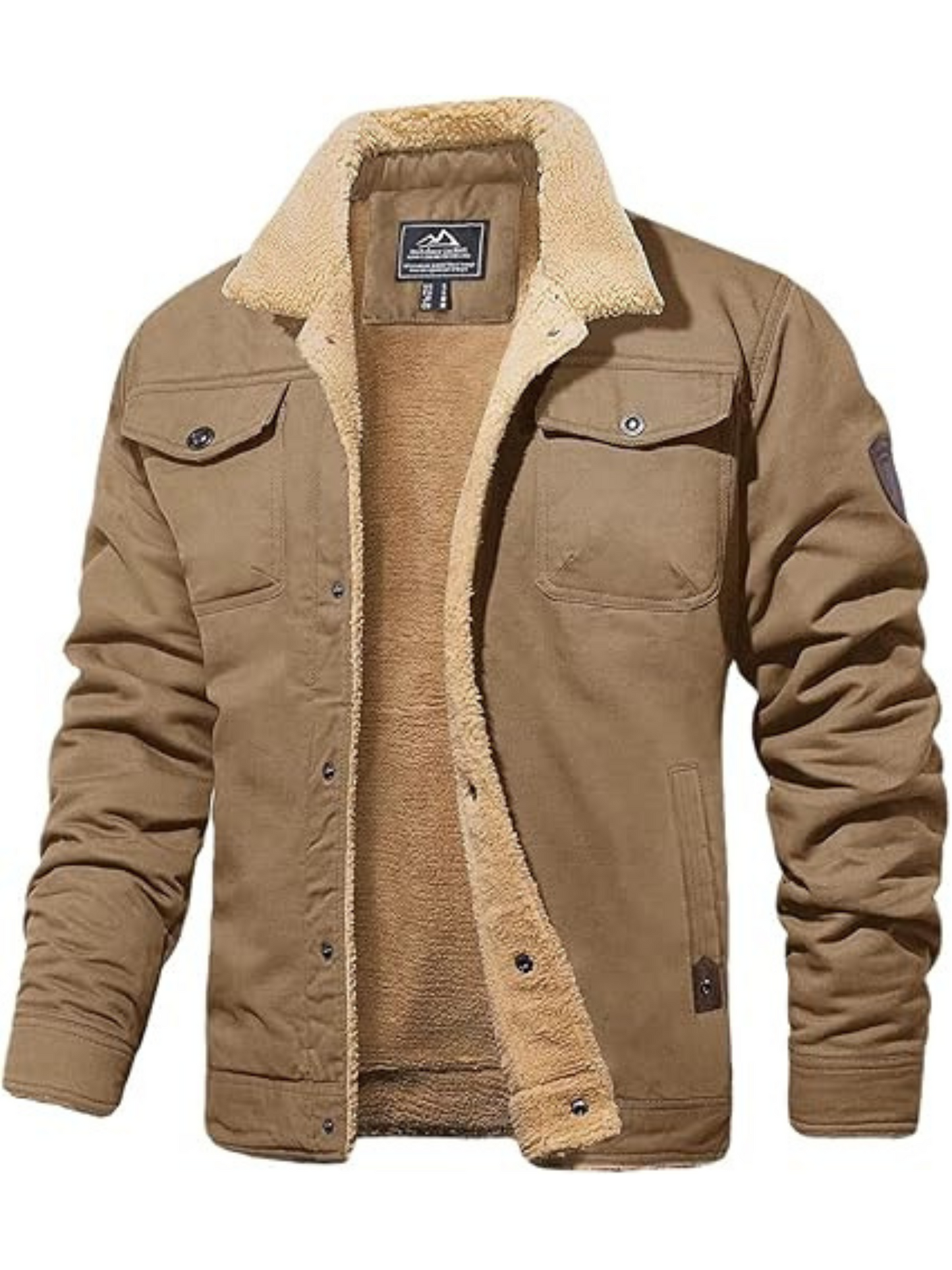 Herren Winterjacke Klassischer Schnitt
