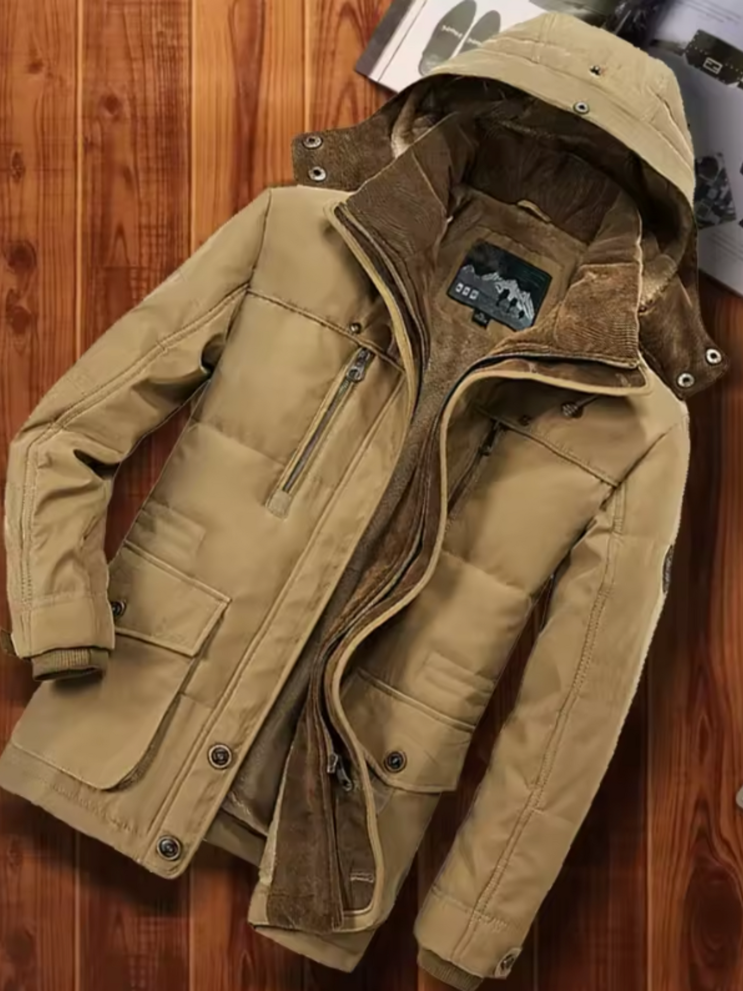 Herren Winterjacke Kapuzen Casual Fit - Norvielle