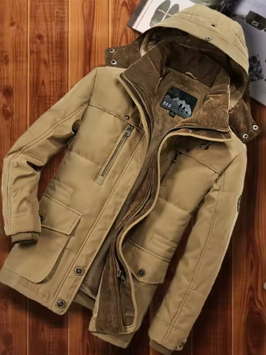 Herren Winterjacke Kapuzen Casual Fit - Norvielle