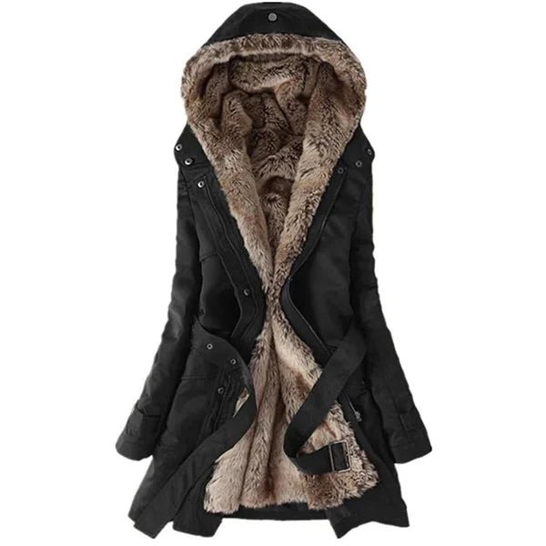 Damen Wintermantel Fleecefutter Elegante Passform