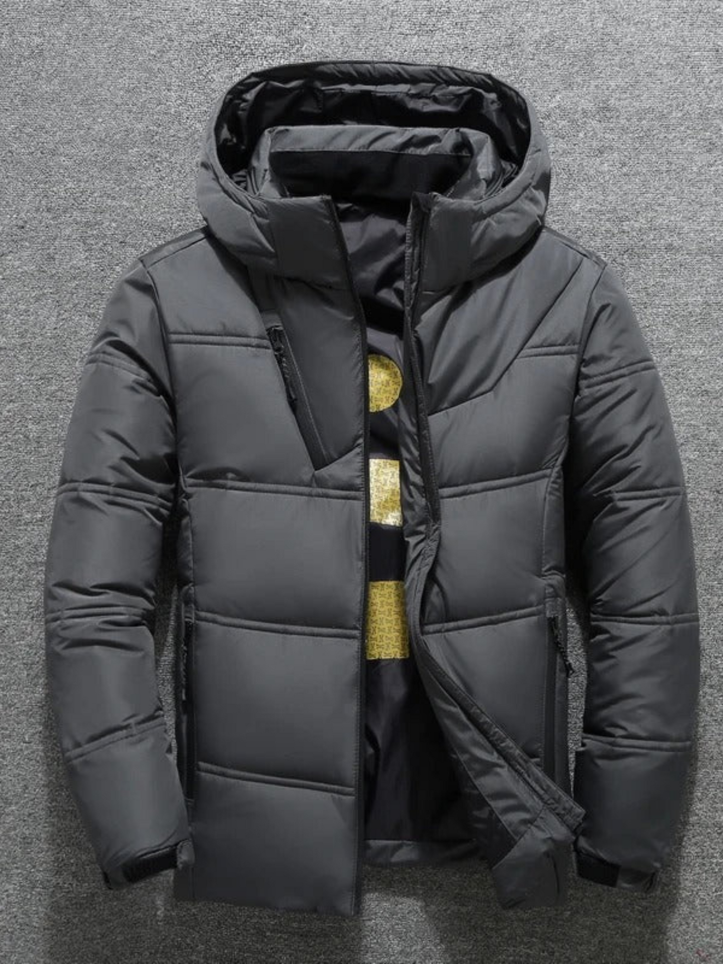Herren Winterdaunenjacke Leicht Wasserabweisend