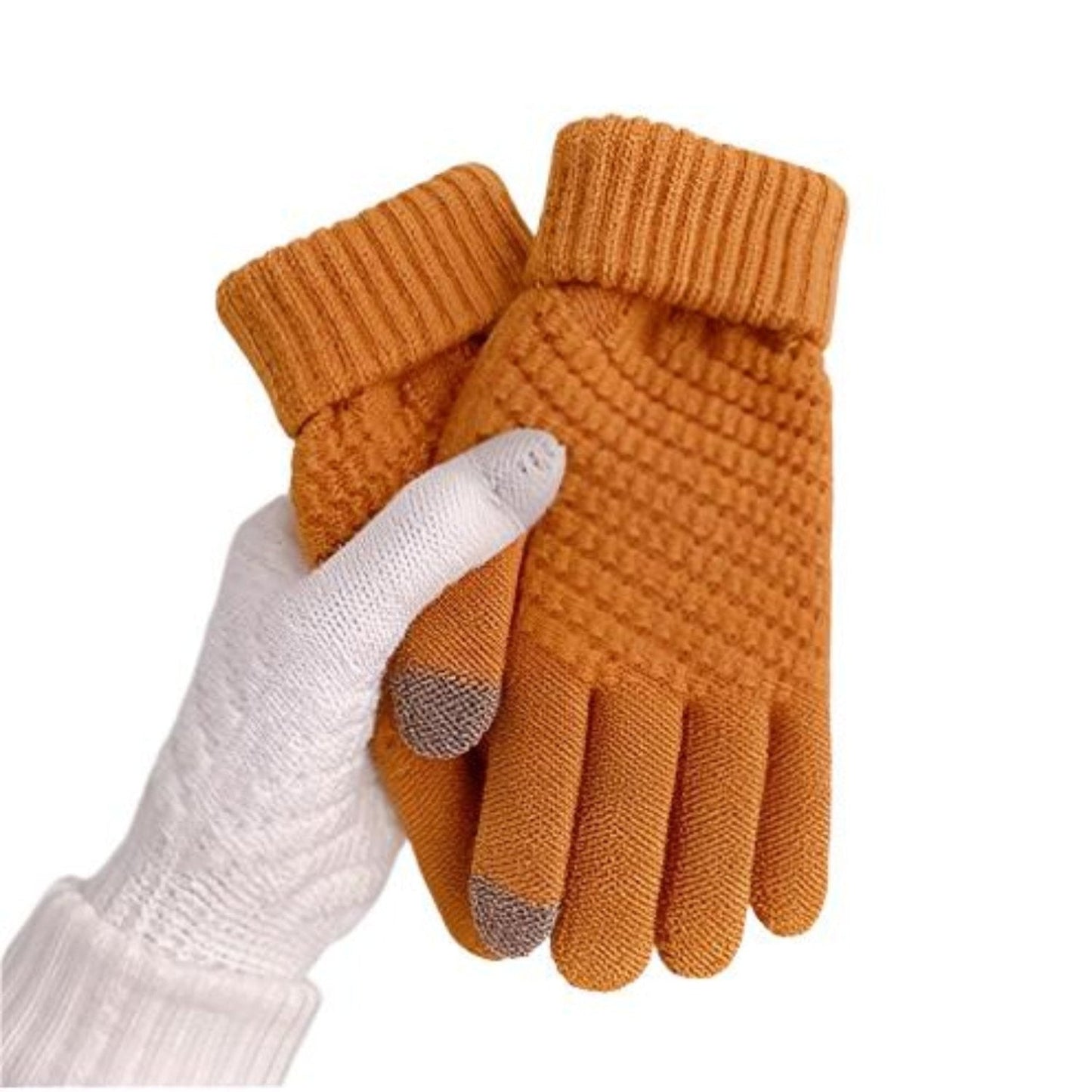 Winterhandschuhe Baumwolle Klassisch Schwarz - Norvielle