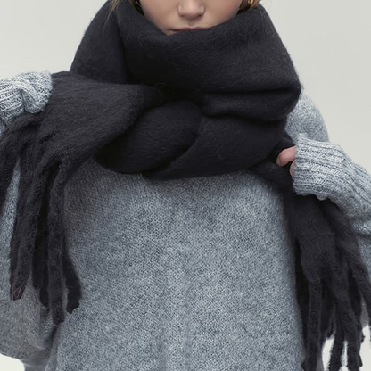 Damen Winter-Schal Gestrickt Klassisch