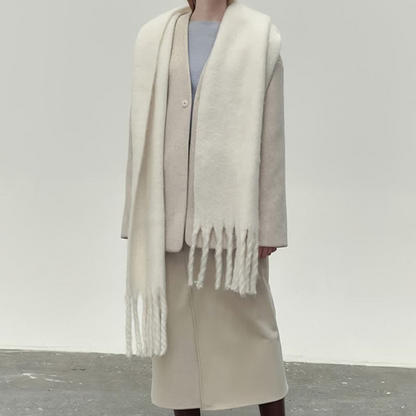 Damen Winter-Schal Gestrickt Klassisch