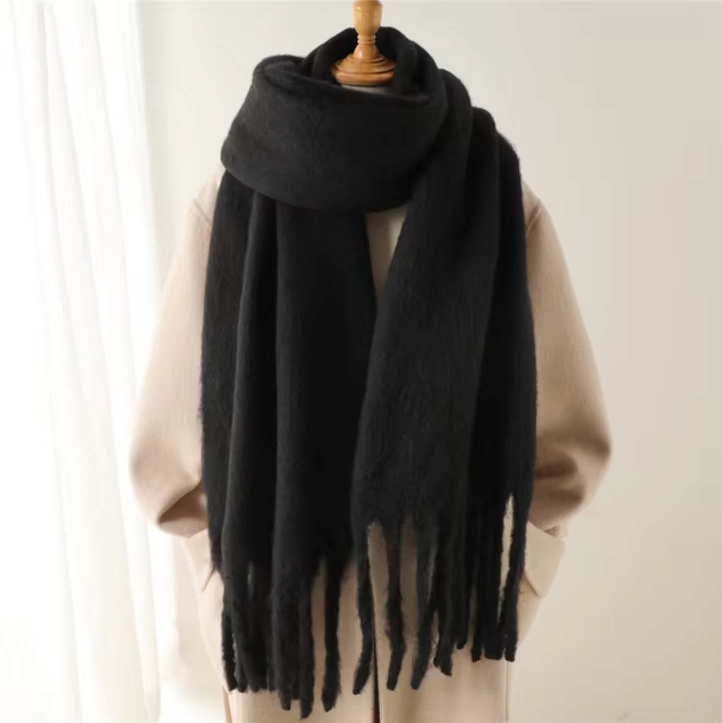 Damen Winter-Schal Dicke Pashmina-Design