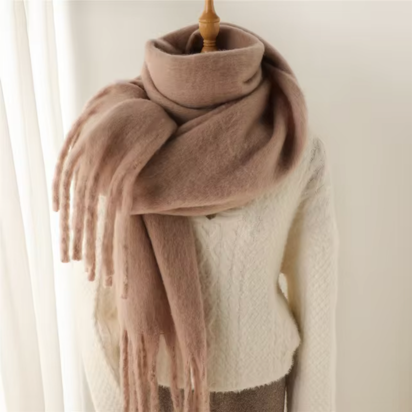 Damen Winter-Schal Dicke Pashmina-Design