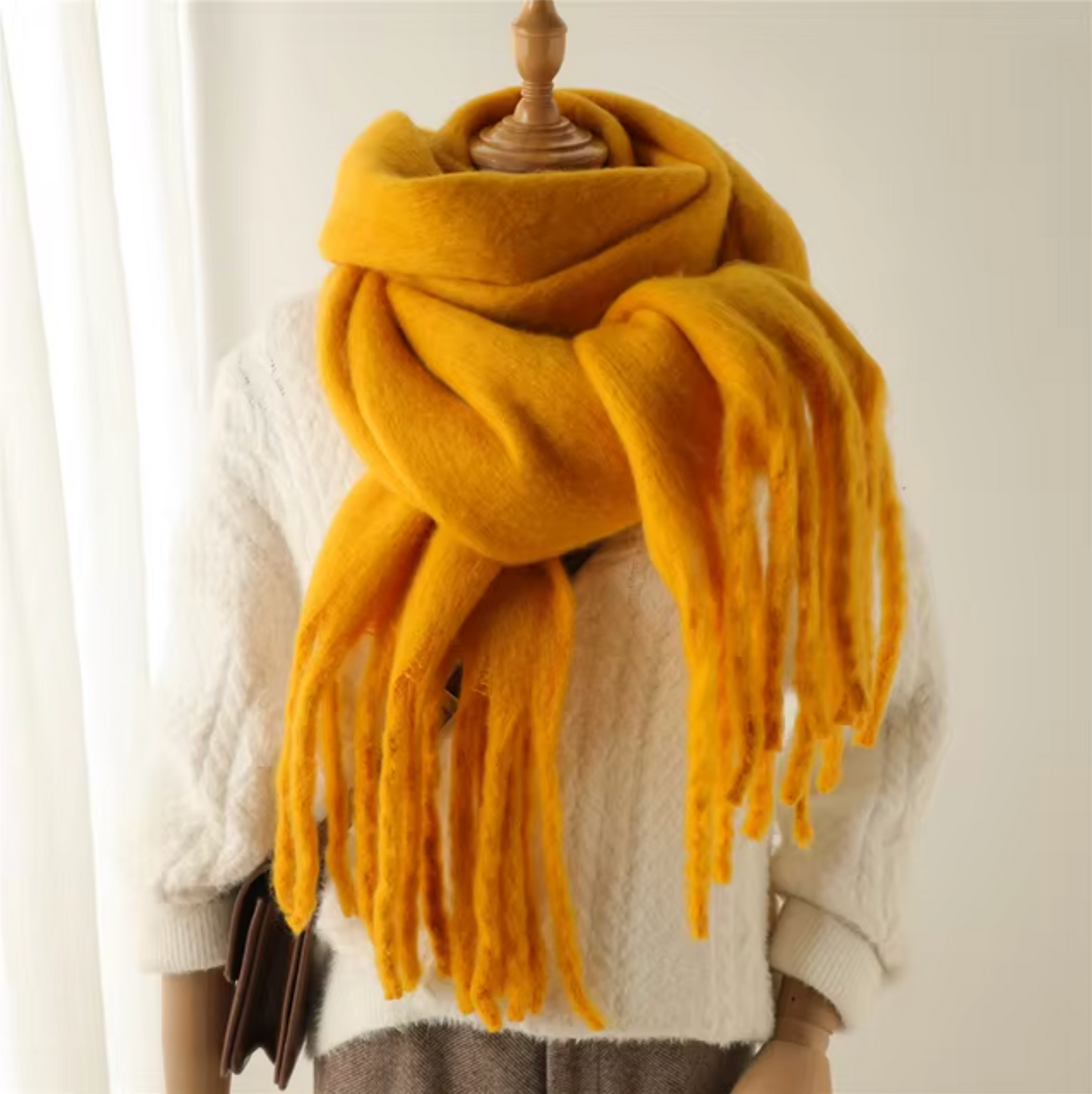 Damen Winterschal Pashmina-Design Dick