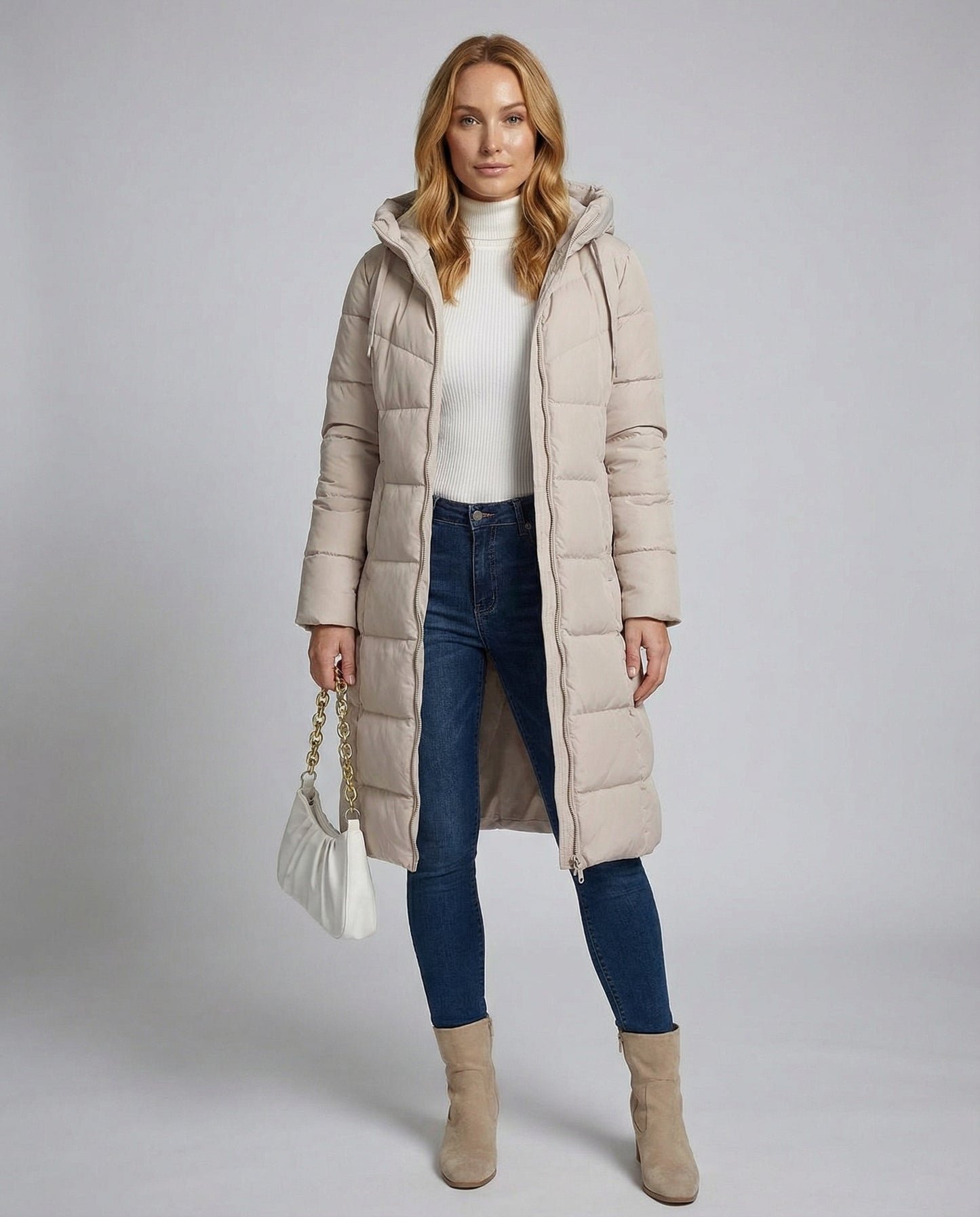 Damen Daunenjacke Mit Kapuze - Norvielle