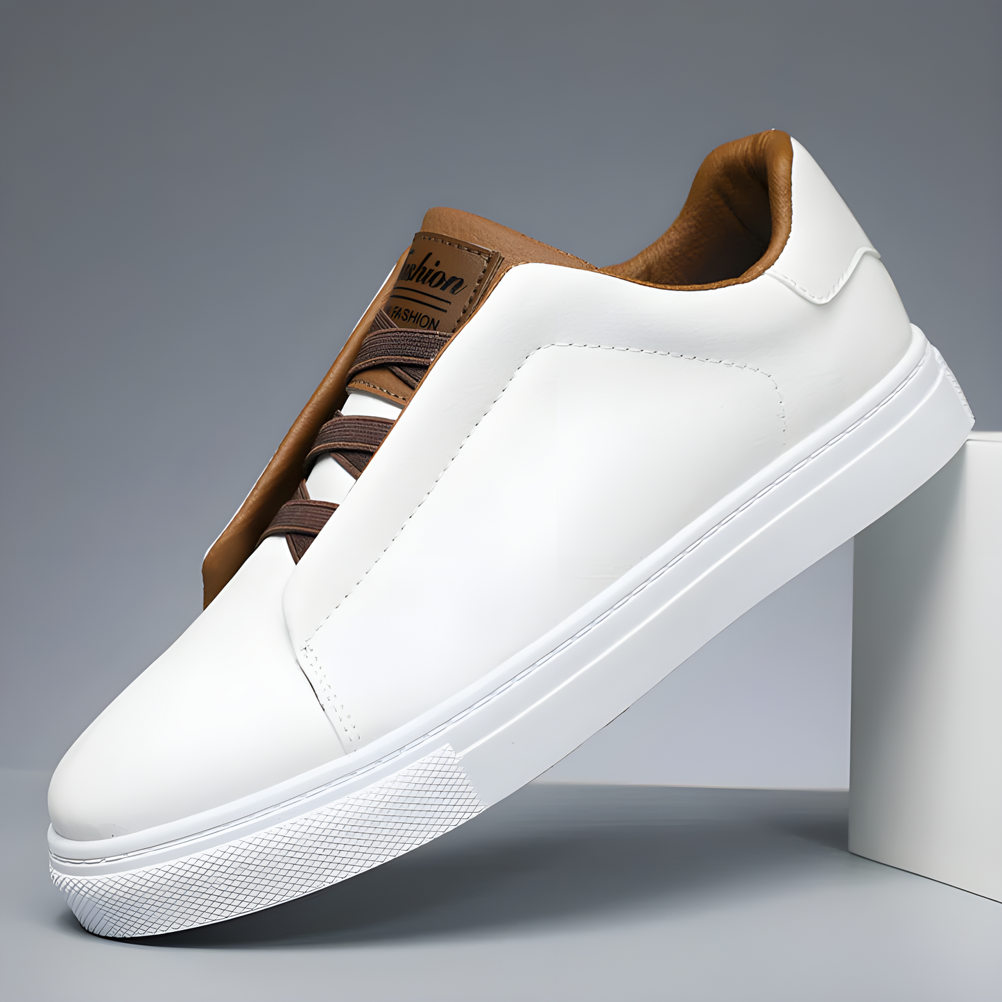 Alexander Herren Sneaker Leder Weiß